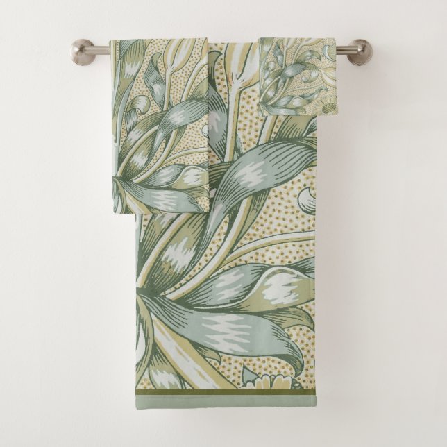 Motif de grenade antique William Morris Lily (En situation)