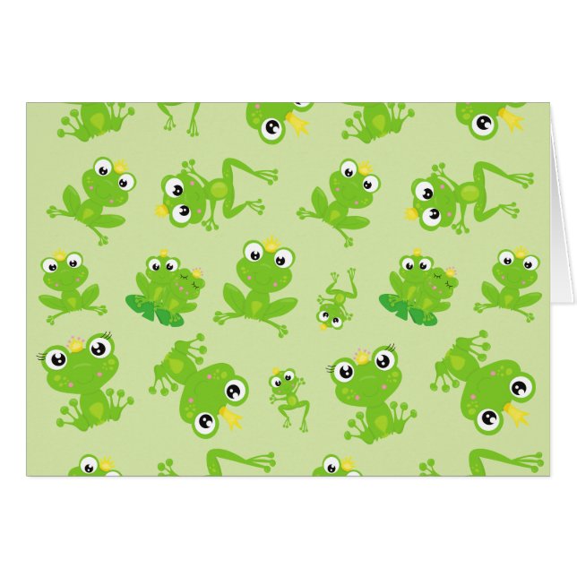 Motif de grenouille, Grenouilles mignonnes, Grenou (Devant horizontal)