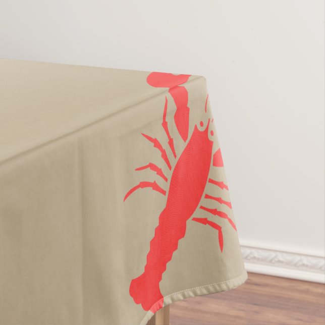 motif de homard rouge Nappe (In Situ)