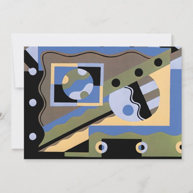 Motif de jazz  Art Déco vintage (Devant)