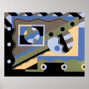 Motif de jazz  Art Déco vintage