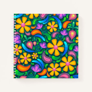 Motif de la marguerite d'or Carnet de la spirale B