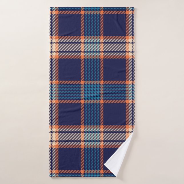 Motif de la marine tartan (Serviette de bain)