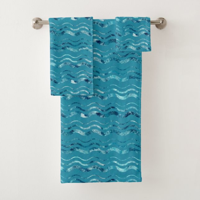 Motif de la mer bleue (En situation)