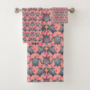 Motif de la tortue de mer