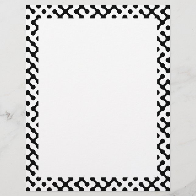 Motif de labyrinthe noir (Devant)