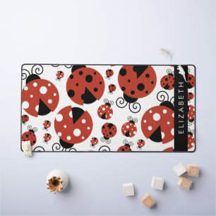 Motif De Ladybugs, Red Ladybugs, Votre Nom