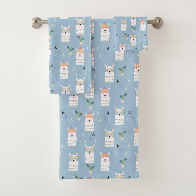 Motif de lama de lunettes de soleil d'arc-en-ciel (En situation)