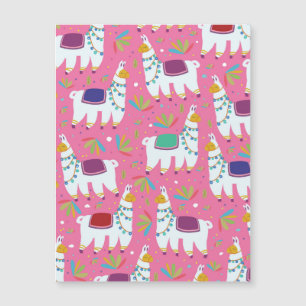 Motif de lama mignon