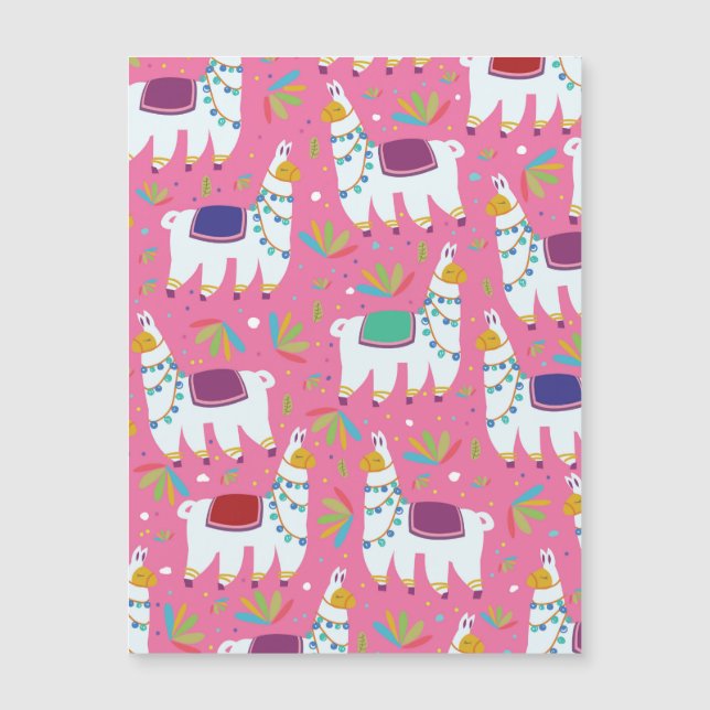 Motif de lama mignon (Devant)