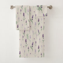 Motif de Lavander aquarelle