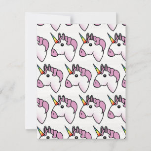 Motif de licorne mignonne