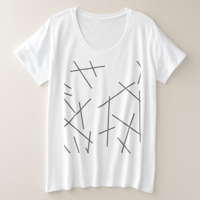 Motif de ligne graphique moderne, simple et désord (Design devant)