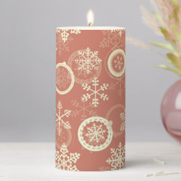 Motif de l'illustration rouge de l'étain de neige