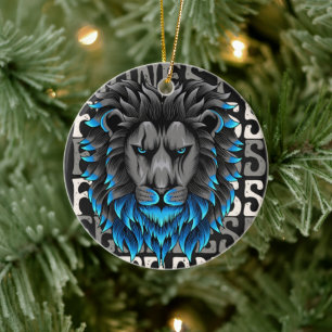 Motif de lion ornement être positif