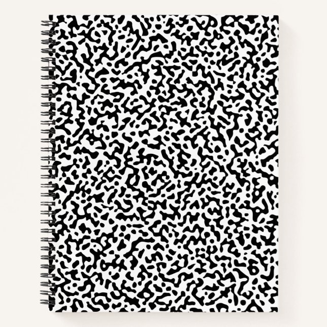 Motif de livre de composition inversé noir (Devant)