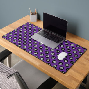 Motif de logo d'entreprise personnalisé violet