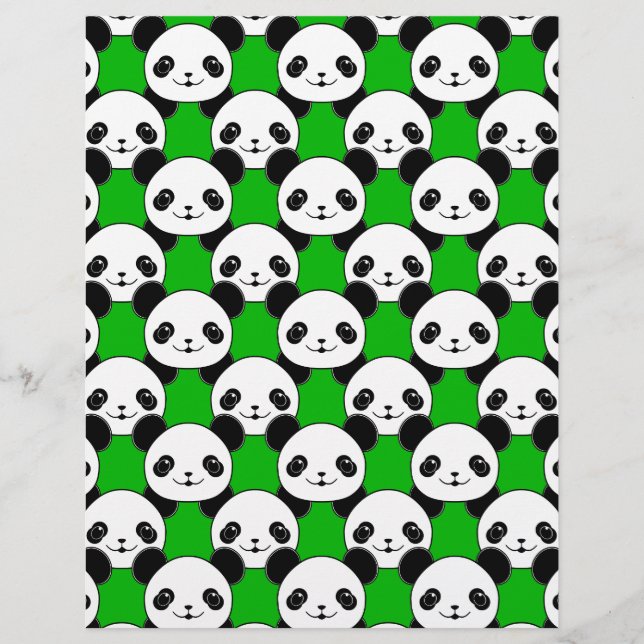 Motif de l'ours Kawaii Panda (Devant)