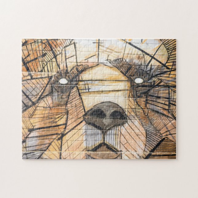 Motif de l'ours Puzzles murales Artwork complexe J (Horizontal)