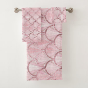 Motif de luxe Art Déco en or rose
