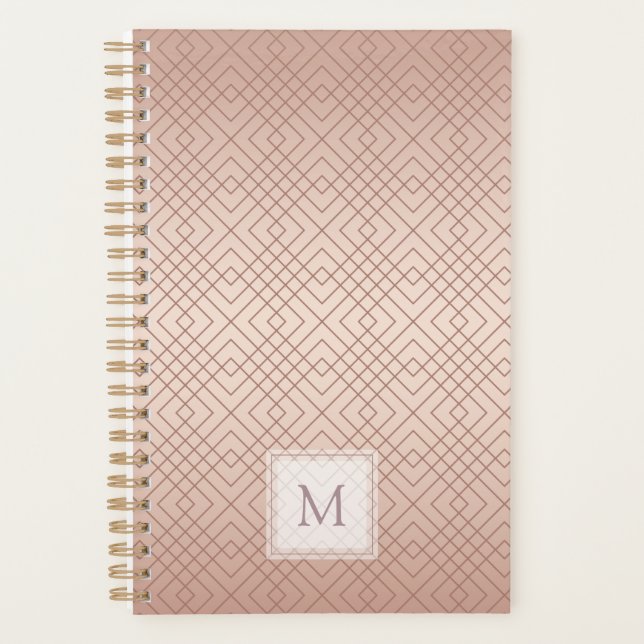 Motif de luxe personnalisé Rose or (Devant)