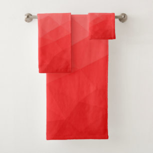 Motif de maillage géométrique dégradé rouge