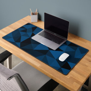 Motif de maillage géométrique noir bleu foncé