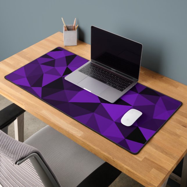 Motif de maillage géométrique noir violet (Bureau 2)