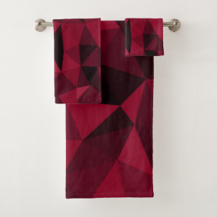 Motif de maille géométrique magenta foncé rouge ro