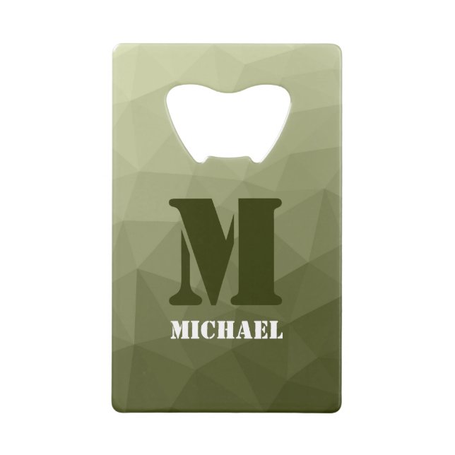 Motif de maille géométrique vert clair de l'armée (Devant)