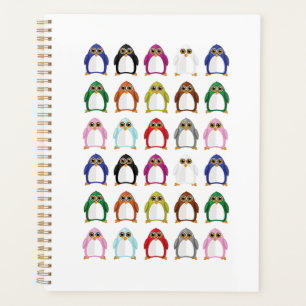 Motif de manchot coloré Mignon Kawaii Amusant