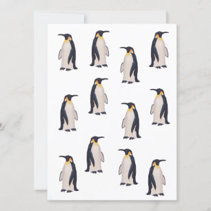 Motif de manchots mignons
