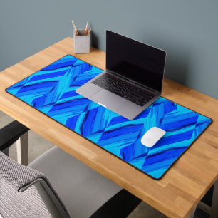Motif de marbre bleu cobalt complexe