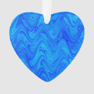 Motif de marbrure bleue