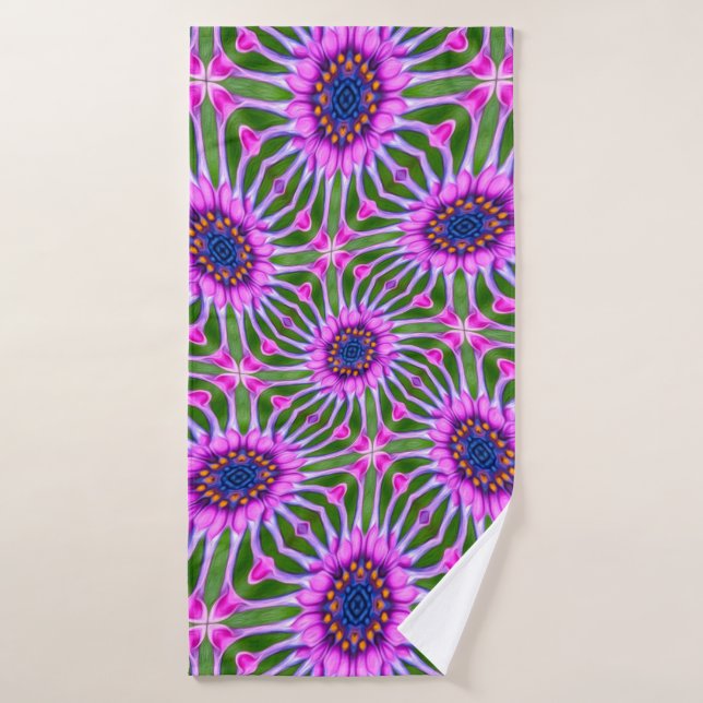Motif de marguerite esthétique (Serviette de bain)