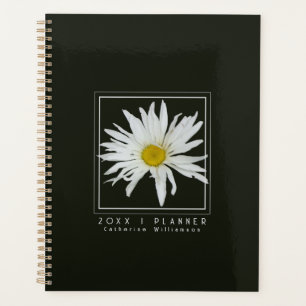 Motif de marguerite noir et blanc moderne Nom 2026