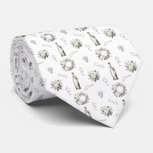 Motif de mariage vintage - Cravate