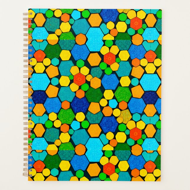 Motif de mosaïque géométrique abstraite (Devant)