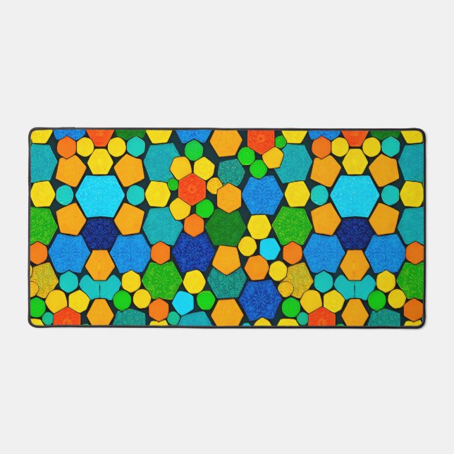 Motif de mosaïque géométrique abstraite (Recto)