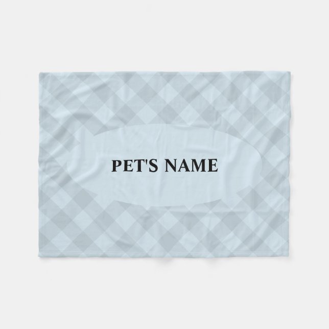 Motif de nappes Couvertures de chien personnalisée (Devant (Horizontal))