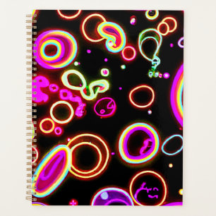 Motif de néon vibrant