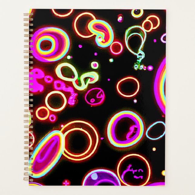 Motif de néon vibrant (Devant)