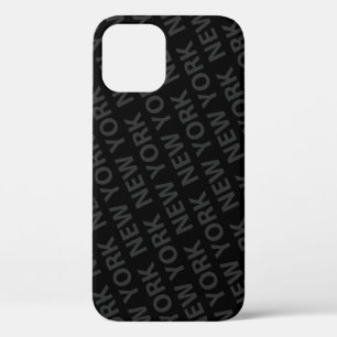 Motif de New York Dark Grey Coque-Mate coque iphon