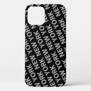 Motif de New York Grey Coque-Mate coque iphone