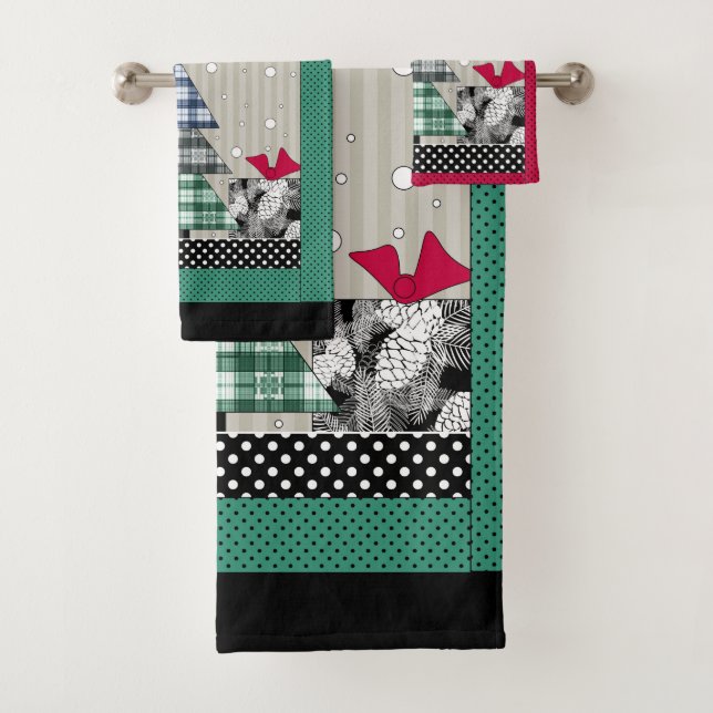 Motif de Noël, applique, nouvelle année, noël (En situation)