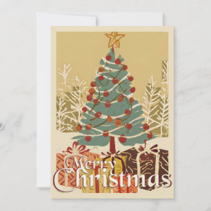 Motif de Noël, avec des cadeaux sous l'arbre de No