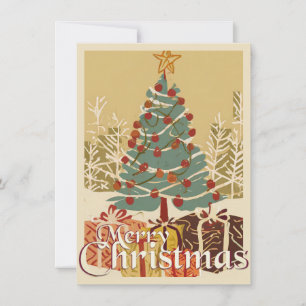Motif de Noël, avec des cadeaux sous l'arbre de No