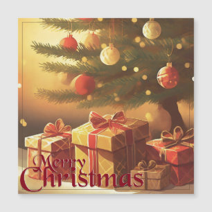 Motif de Noël, avec des cadeaux sous l'arbre de No