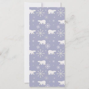 Motif de Noël avec ours polaires et flocons de nei