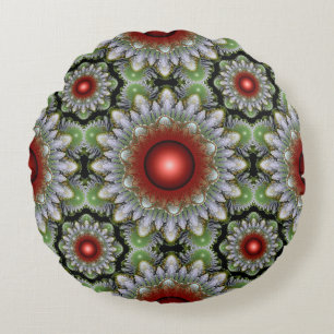 Motif de Noël coussin rond